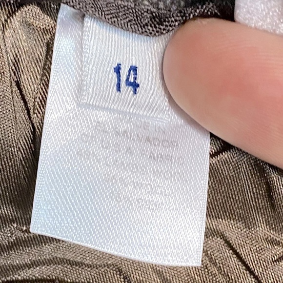 Pendleton Brown Wool Lambswool and Silk Blend Trousers Pants 14 - Picture 7 of 16